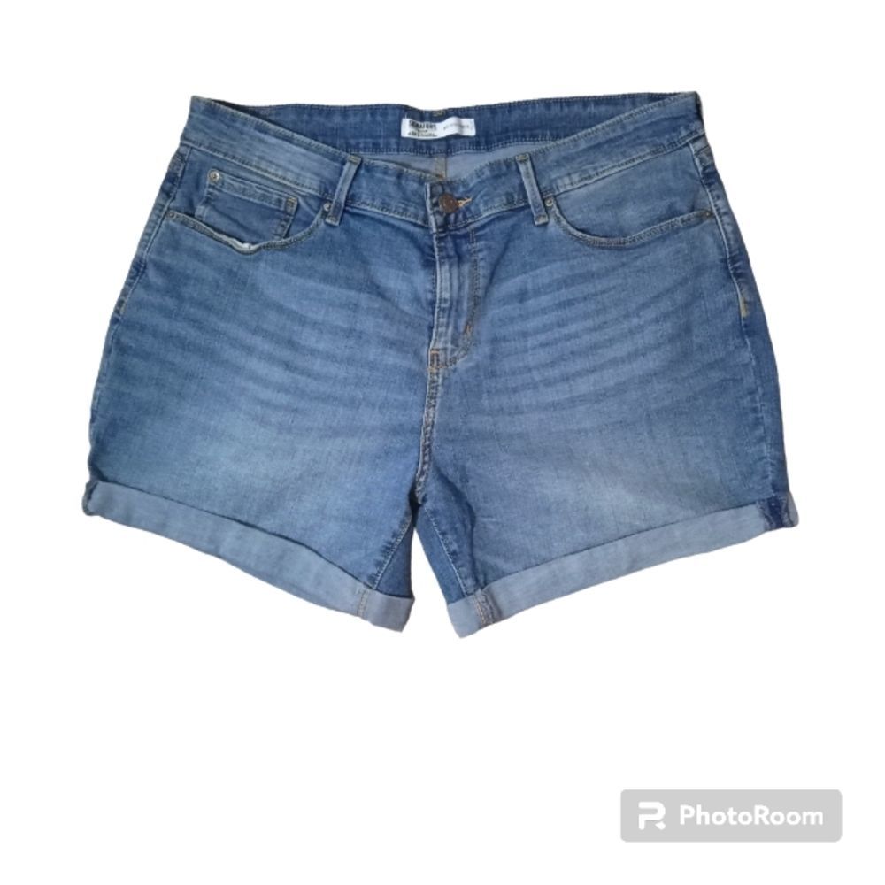 Levi's Strauss Signature Gold Mid Rise Jean Shorts Size 14.